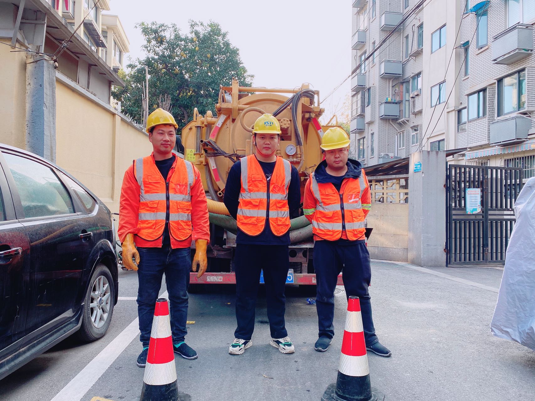 七里村南京某小区管道清淤检测施工